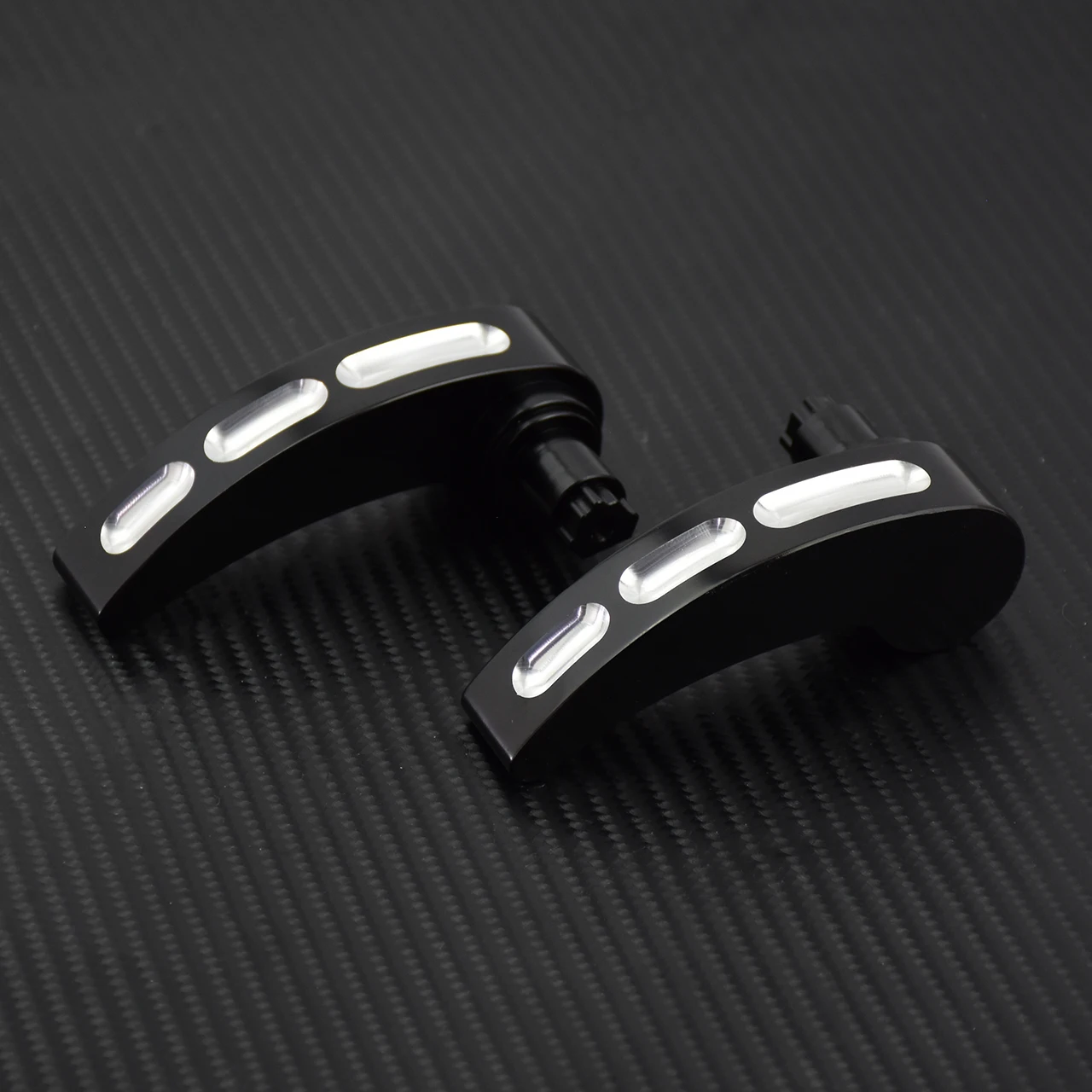 Motorcycle CNC Saddlebag Lid Lifter Black/Chrome Billet Aluminum For Harley Touring Electra Street Glide FLHR FLTRX 2014-Up | Автомобили и
