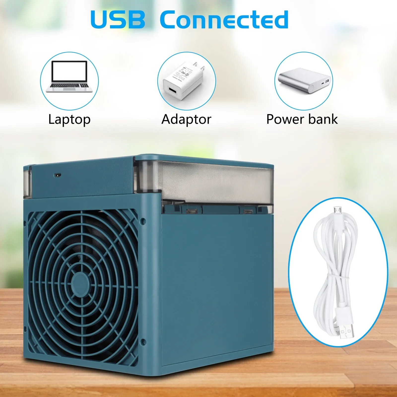 Вентилятор-распылитель воздуха Новый персональный мини-вентилятор 3 скоростных