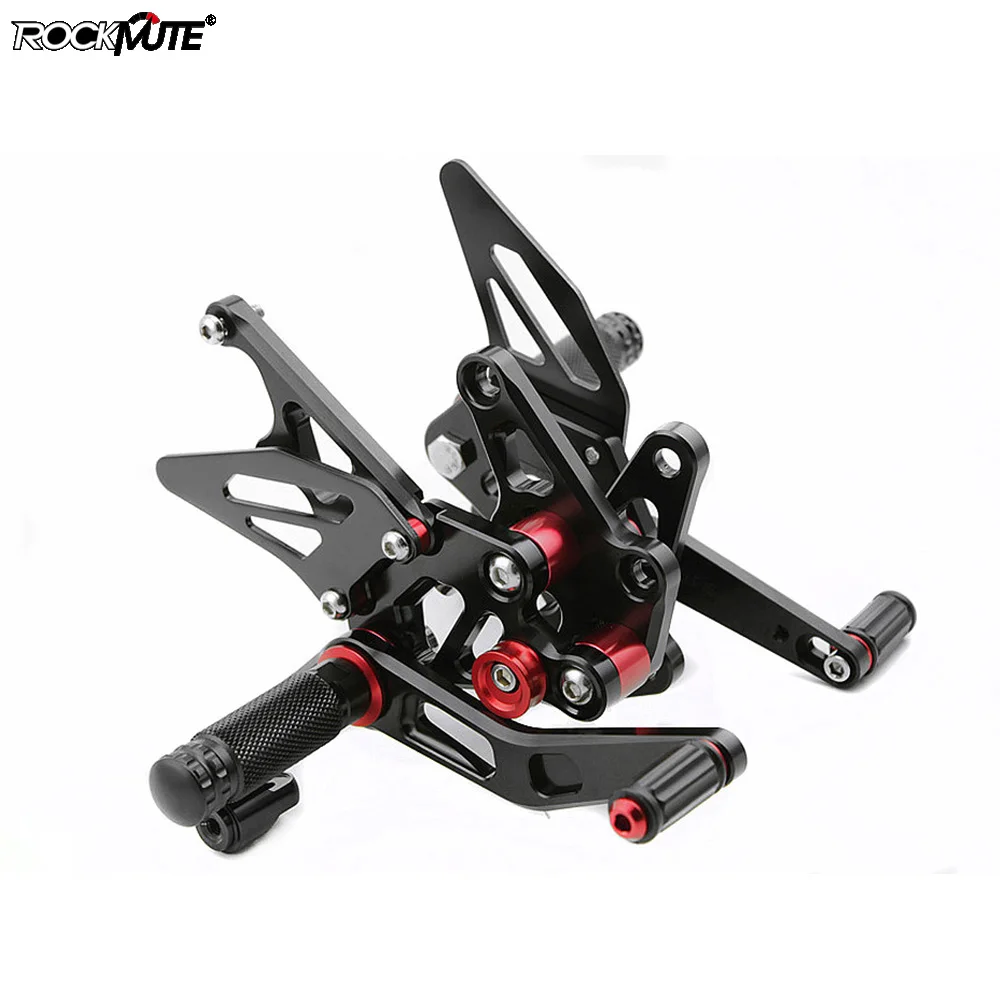 Мотоцикл с ЧПУ Алюминиевый Регулируемый Rearsets для SUZUKI GSX R1300 GSX1300R HAYABUSA 1999 2007 задние