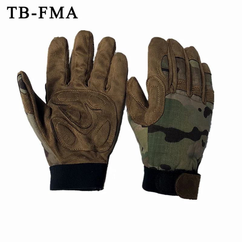 Multicam TB-FMA армейские страйкбол игры Спорт на открытом воздухе перчатки мужские тактические перчатки военные мотоциклетные охотничьи перчатки - Цвет: Multicam