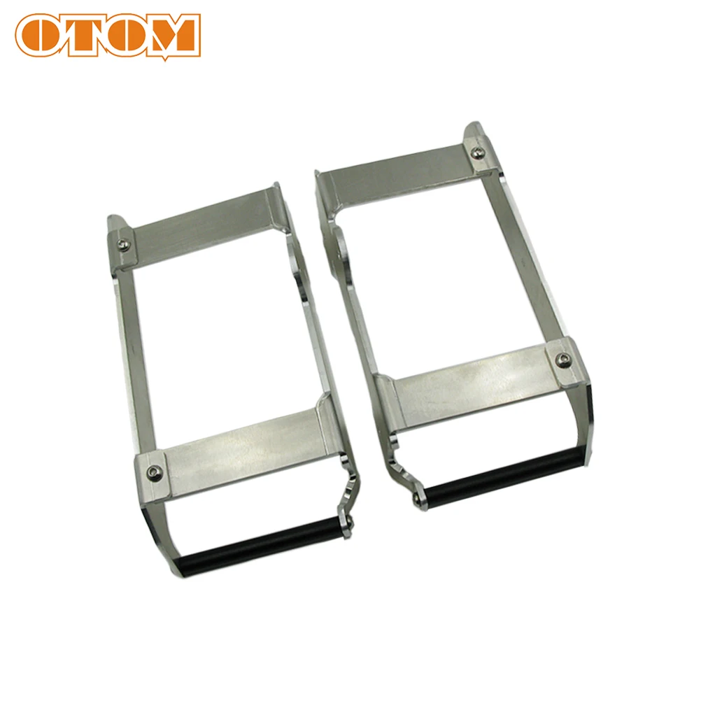 

OTOM радиатор мотоцикла ограждения из алюминиевого сплава Кронштейн бачка унитаза решетка гриль Защитная крышка для YAMAHA 2-х тактный двигател...