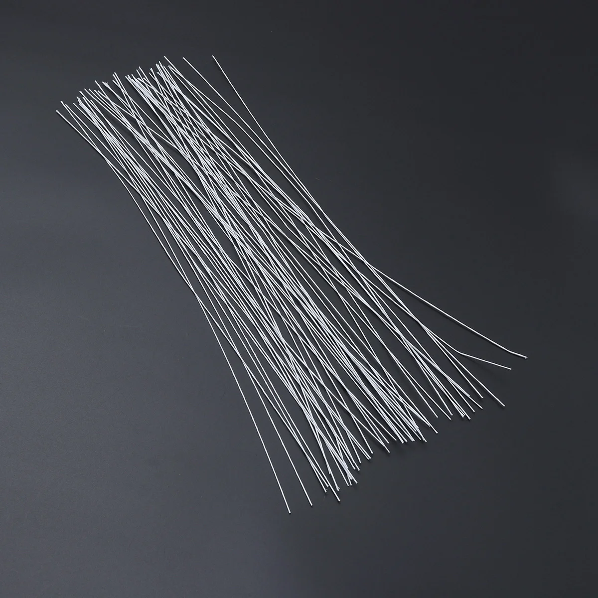 50pcs 24 Gauge White Floral Wire Stem Handmade Artificial Flower Arrangement Supplies for DIY Craft | Дом и сад