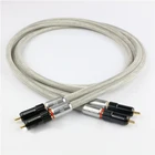 Соединительный кабель Tara Labs Prime M2 A-OF8N с медной оплеткой, Межблочный кабель Hi-Fi с разъемом RCA