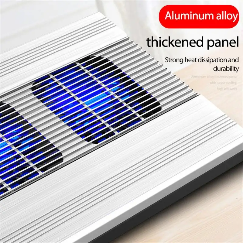 

Portable Gaming PC Adjustable Laptop Cooler Dual USB Laptop Cooling Pad Support Notebook Stand With Fan For Macbook Pro Holder