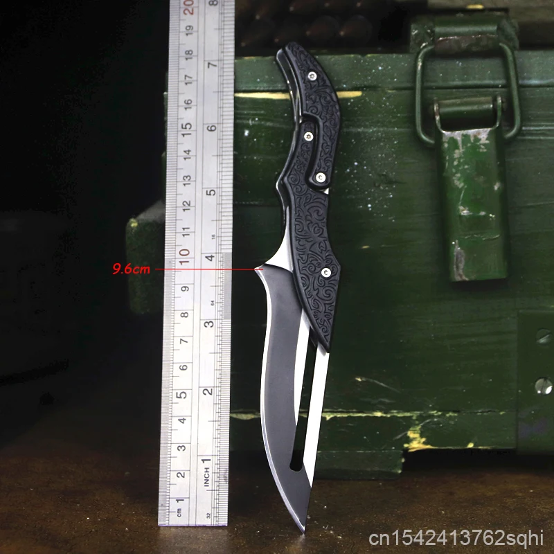 Складные ножи Дамаск тактические карманные сталь D2 острые механические складные