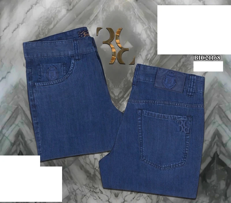 

BILLIONAIRE Jeans 2021 summer new cotton letter England casual embroidery elasticity high quality size 31~40 free shippng