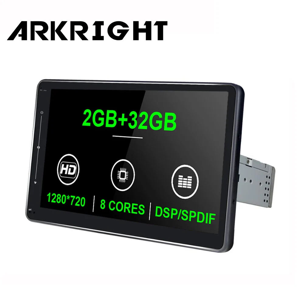 ARKRIGHT 1280*720 10 1 &quot1Din Adroid мультимедийное радио GPS DSP автомобильное Автомобильный