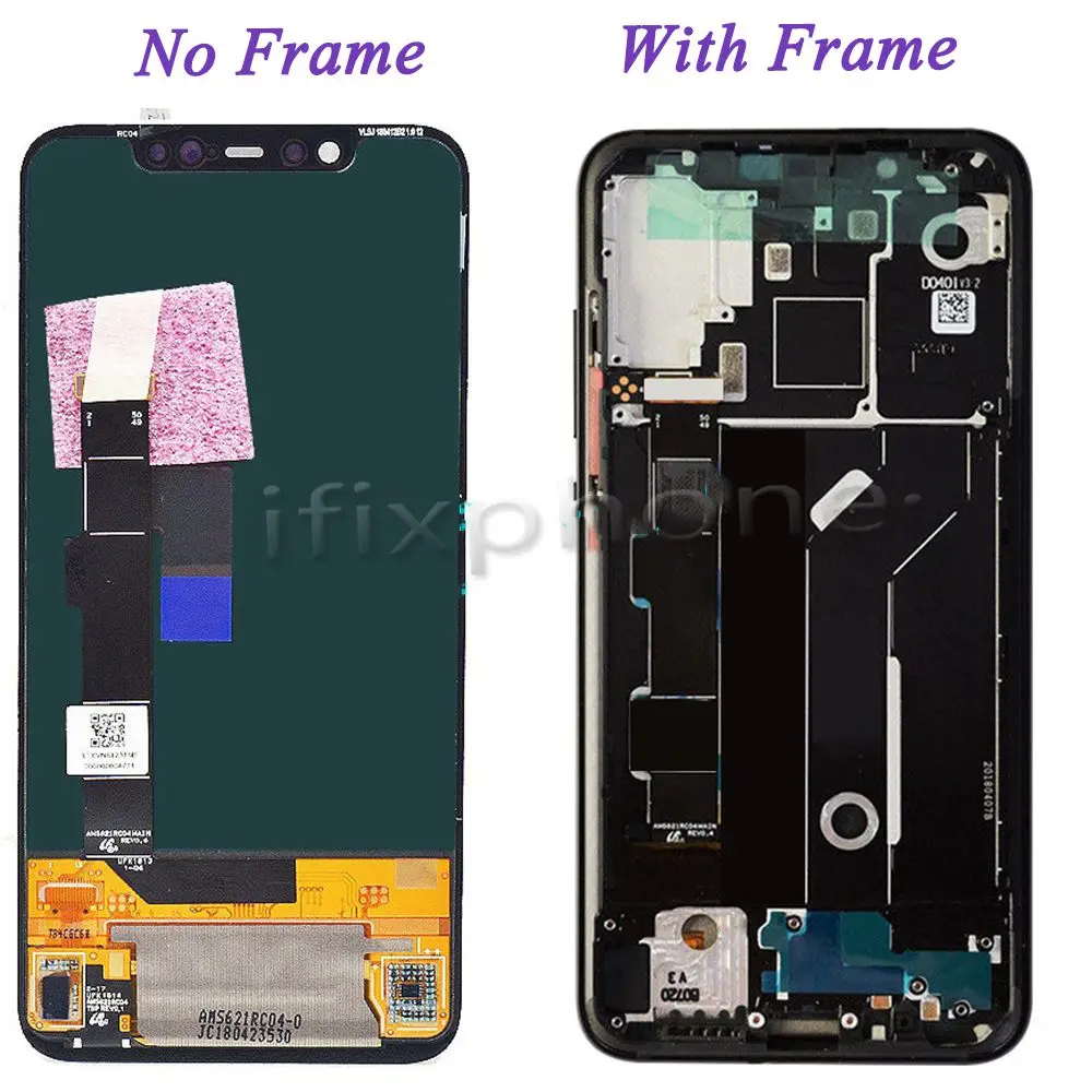 Экран Amoled для Xiaomi Mi 8 ЖК-дисплей MI Explorer дигитайзер сенсорный экран замена 6 21 &quotXiaomi