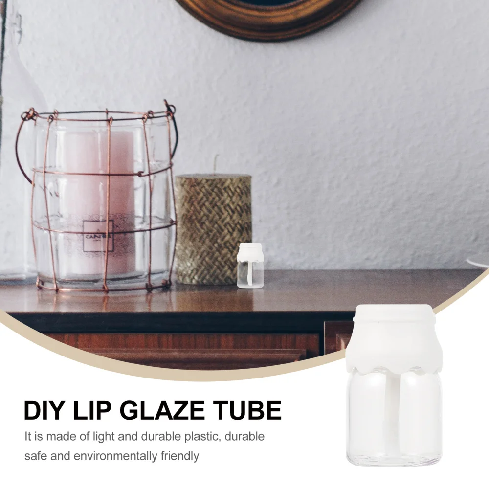 

20pcs Bottle Lip Gloss Tubes Lovely Lip Gloss Containers Mini Lip Balm Tube