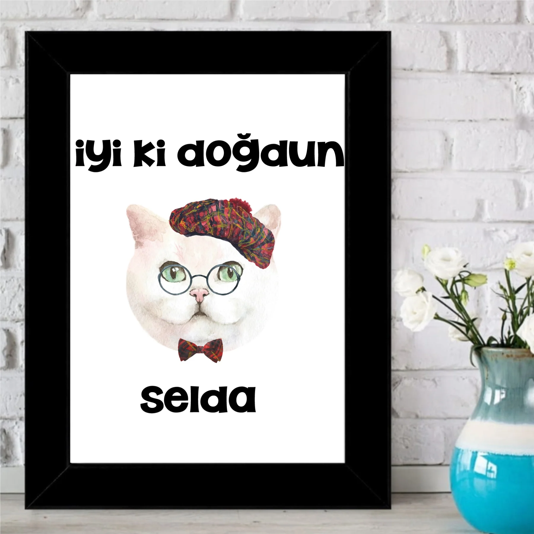 

Personalized happy birthday Themed Frame-21