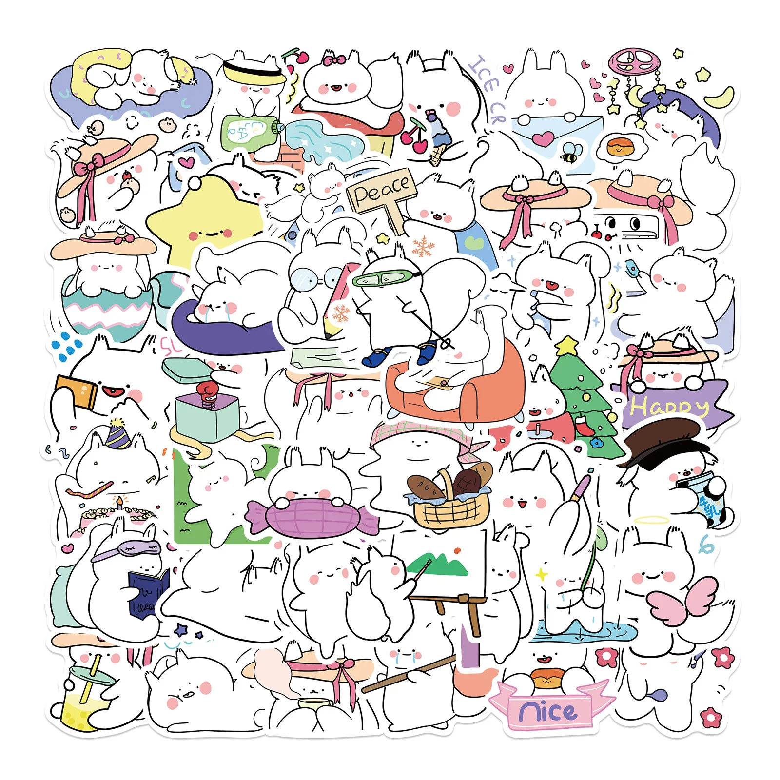 

10/50PCS Kawaii Cartoon Squirrel Stickers Car Motorcycle Luggage Guitar Skateboard Waterproof Classic Toy Kid Decal Stickers