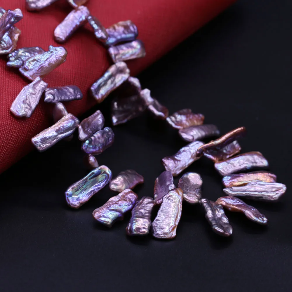 

Freshwater Pearl For Jewelry Making Irregular Pipa Loose Beads 8 x 20 MM DIY Necklace Bracelet Handiwork Sewing Craft Accessory