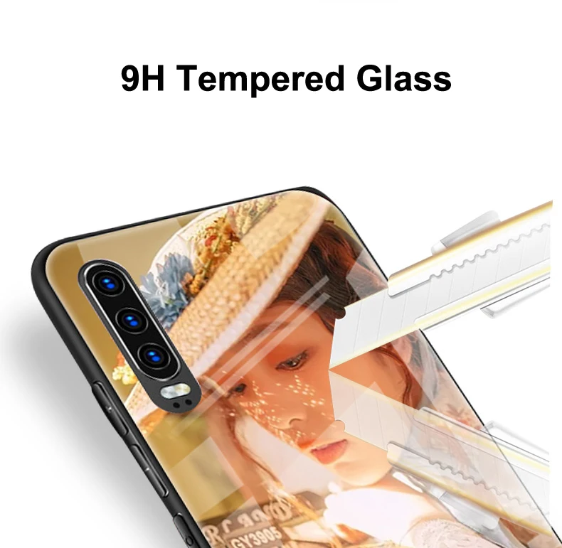 Для huawei P30 Pro P20 Lite Nova 5 5T 3e 4 4e 3i mate 30 20 Honor 20i 9X Y7 чехол на заказ фото DIY картина закаленное стекло крышка