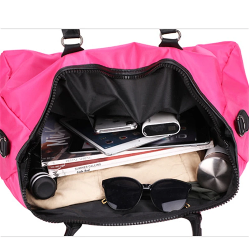 One-shoulder Gym Women's Bag Large-capacity Yoga Sports Handbag Waterproof Swimming Duffel Short-distance Travel Golf Carry Bags