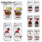 Новинка, забавные носки с 3d принтом, милые носки унисекс nutella, Лидер продаж, женские модные носки с мультяшными изображениями фруктов, пончиков, Сокс, Прямая поставка