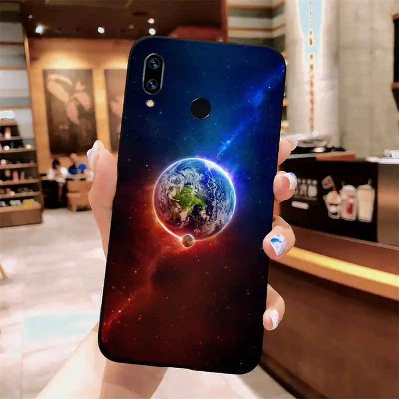 

Moon starry night romantic Phone Case For Xiaomi Redmi note 7 8 9 t k30 max3 9 s 10 pro lite