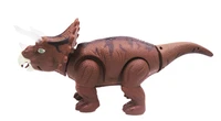 simulation electric triceratops dinosaur jurassic dinosaur model walking projection lighting sound children toy 2021