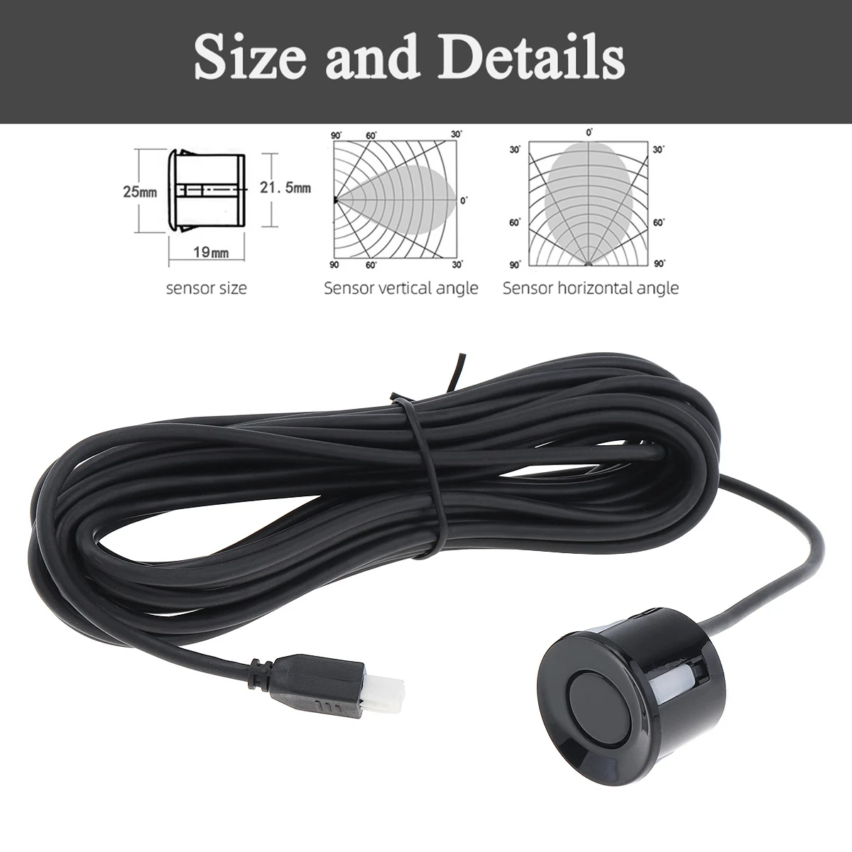 Датчик парковки автомобиля с защитой от атмосферных воздействий задний/передний