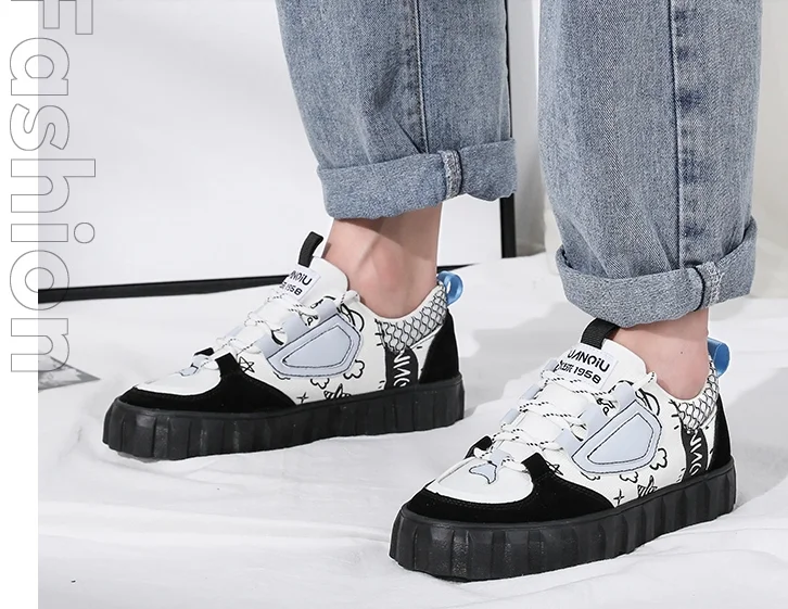 

Maggie's Walker Women Fashion low-top Casual Shoes Lacing Canvas Casual Shoes Autumn Platform Shoes Size 35~40
