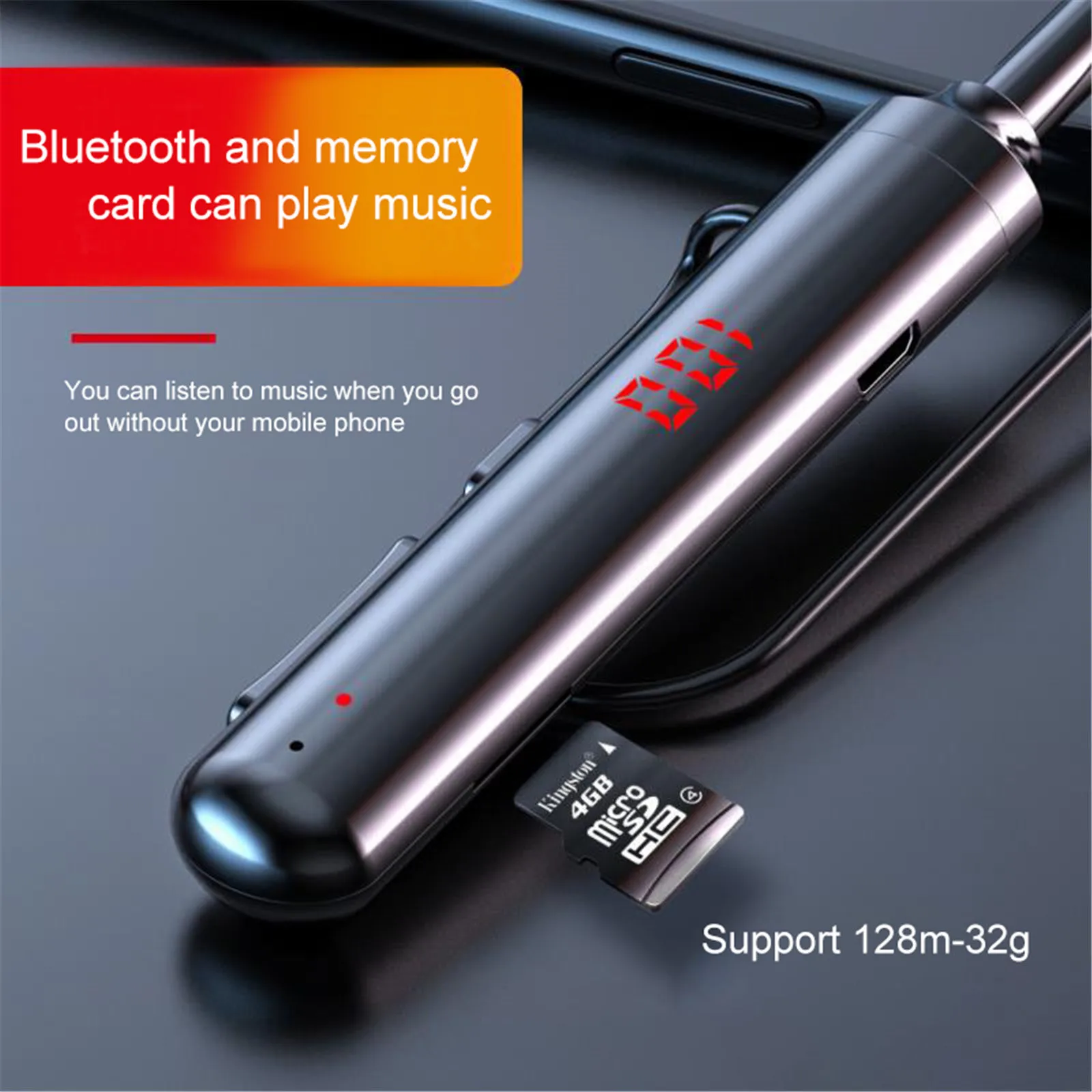 Беспроводные подвесные наушники-вкладыши стерео Bluetooth наушники с Hd микрофоном