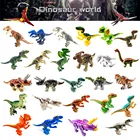 Конструктор Парк Юрского периода, динозавр, мир, тираннозавр, птеродактил, трицератопс, сделай сам, коллекционные игрушки для детей