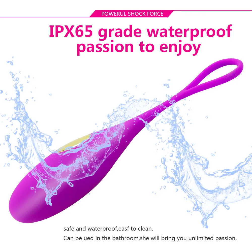 Вибратор-пуля силиконовая беспроводная с пультом дистанционного управления