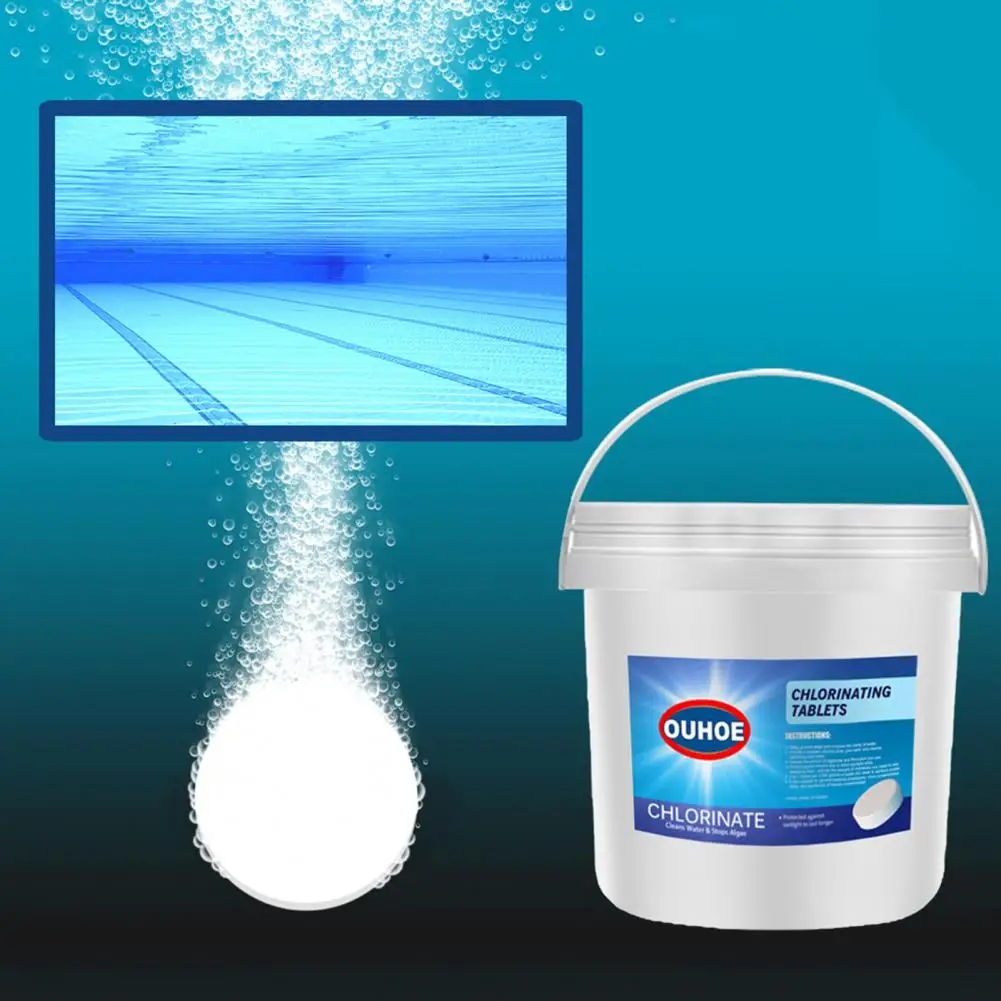 

1 Set Cleaning Tablet Pool Cleaning Effervescent Tablets Cage ABS Dissolving Swimming Pool Clarifier Multifunctional Cleaner