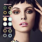 2021 Новые Модные цветные контактные линзы 4 тона цветные контактные линзы ed для цветных глаз косметические контактные линзы ежегодная Быстрая доставка