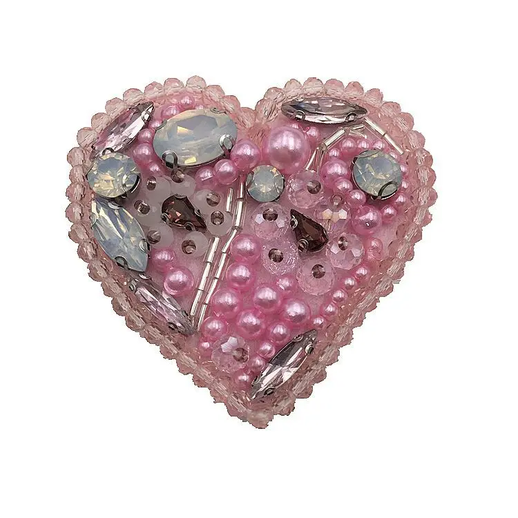 Милые маленькие нашивки Новая мода ручная работа бант цветок из хрусталя для