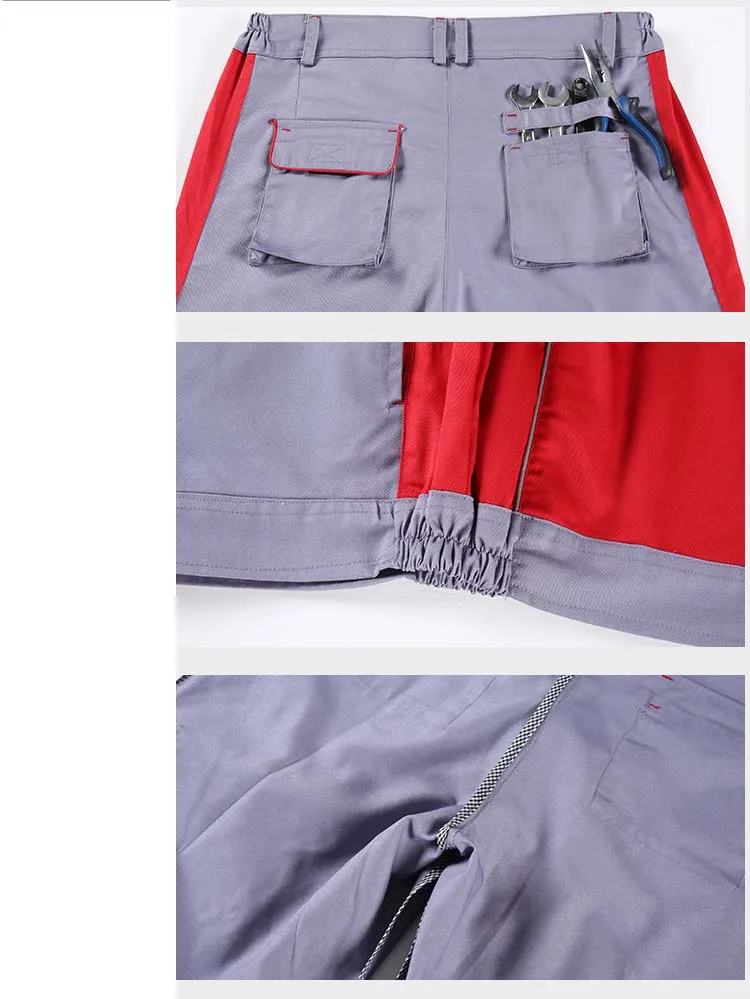 

Welding suits workwear clothes men women long sleeves workmen work uniform car workshop welding suit mechanical working overalls