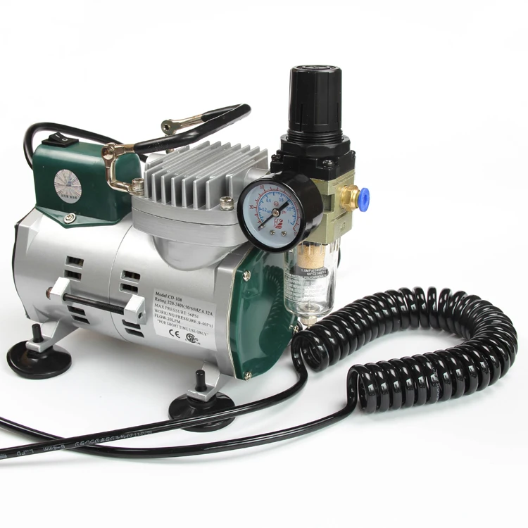 Enlarge Model coloring tool pump set AC-108-B Air pressure adjustable small pump