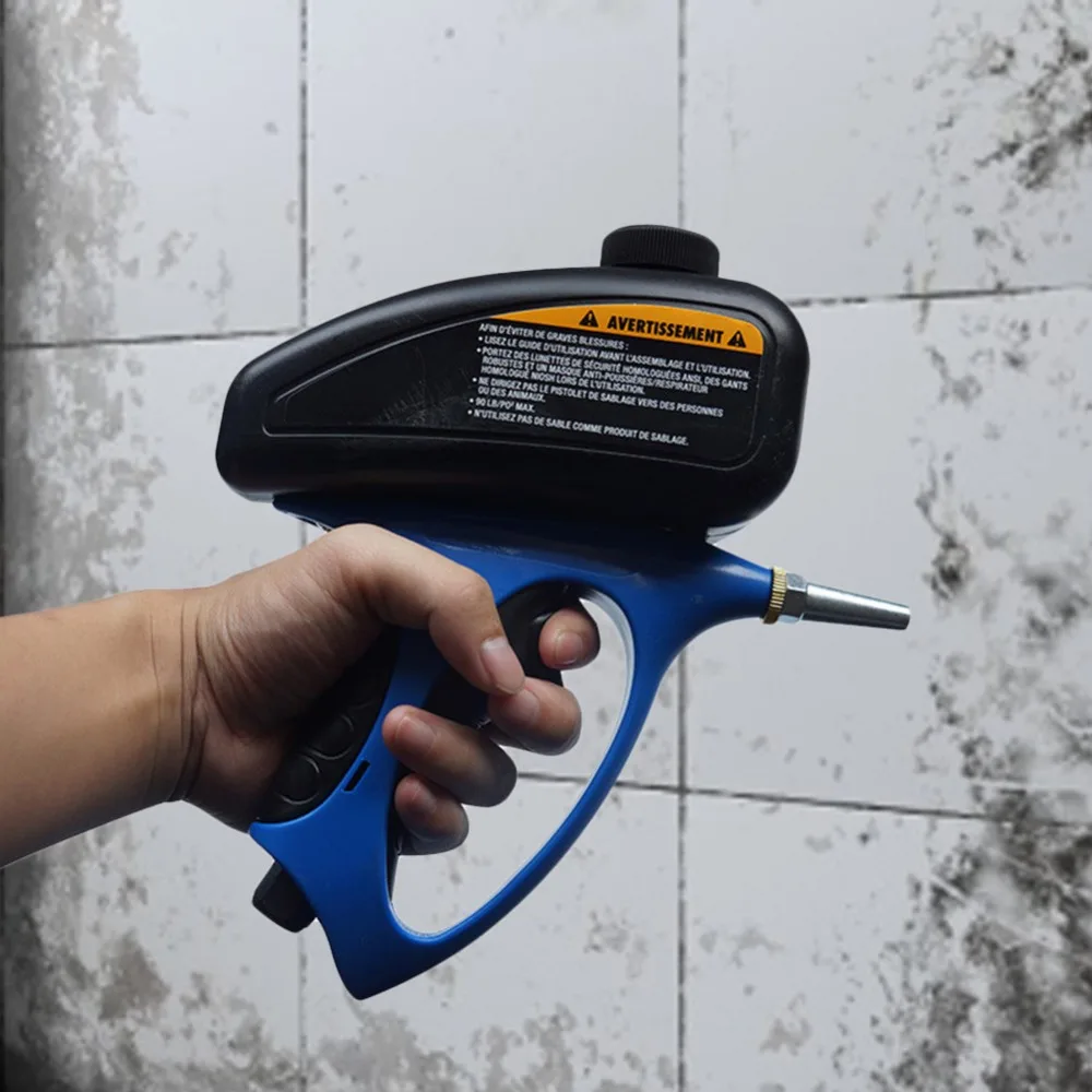 Портативный антикоррозийный Пескоструйный пистолет DIY пневматический Пескоструйный набор бесплатно получить 1 сопло