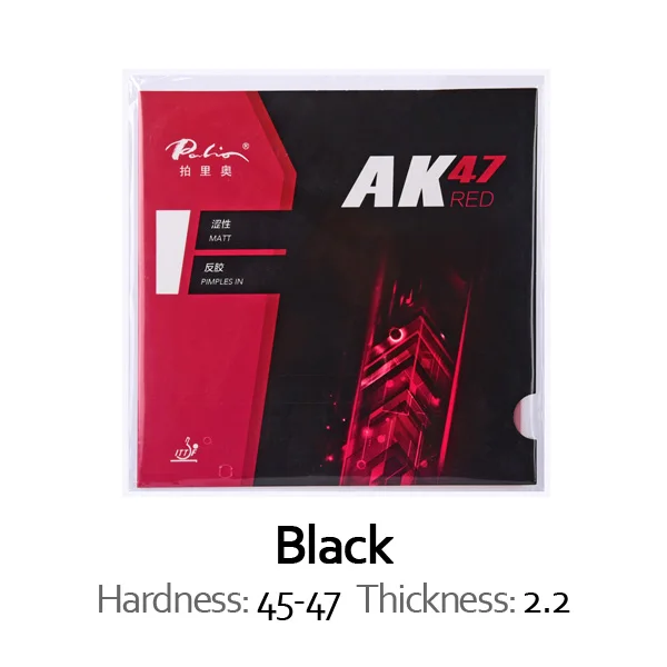 AK47 HS - Black PALIO AK47 красный/AK47 синий(AK-47, AK 47) резиновый для настольного тенниса с губкой для пинг-понга Tenis De Mesa - Цвет: AK47 HS - Black