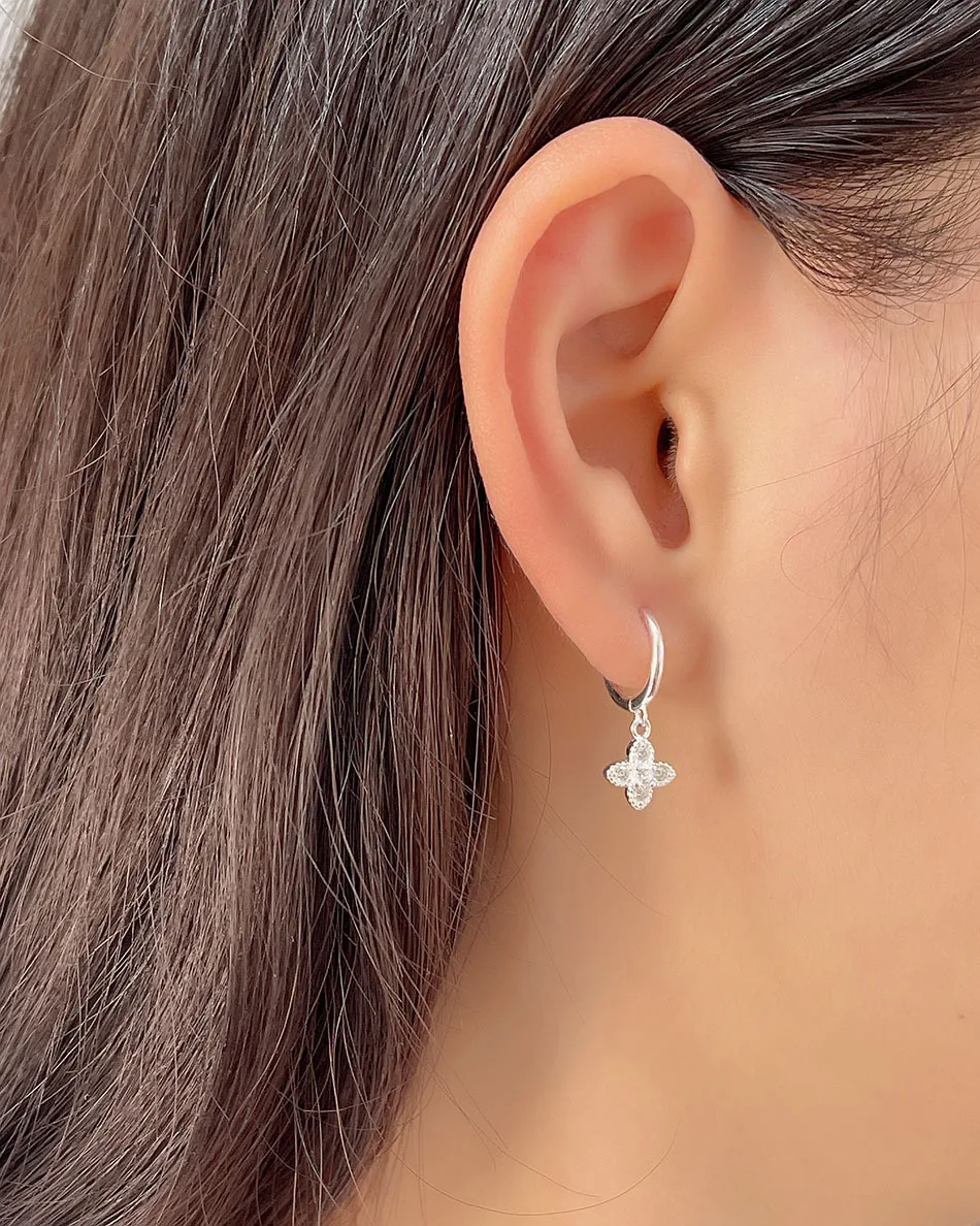 18K золото 100% Аутентичные 925 стерлингового серебра мини CZ комплект ювелирных