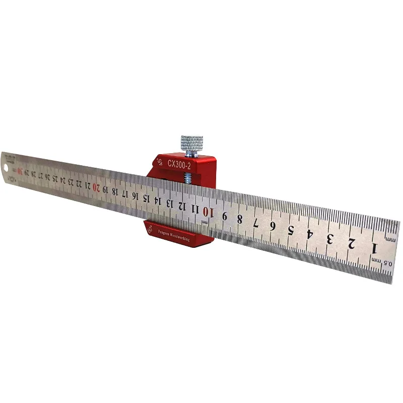 45-90 Degree Woodworking Angle Scribe Ruler Carpenter Height Gauge Locator Steel Adjustable Fixed Block DIY Measuring Tool | Инструменты
