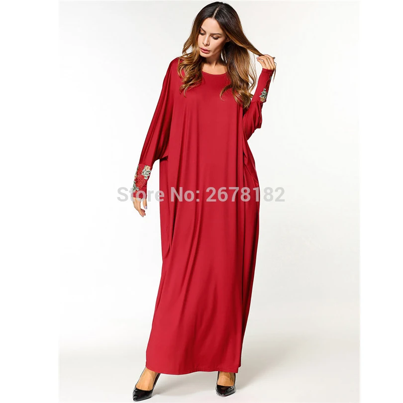 Женская скромная мусульманская исламская Дубай Арабская одежда свободная