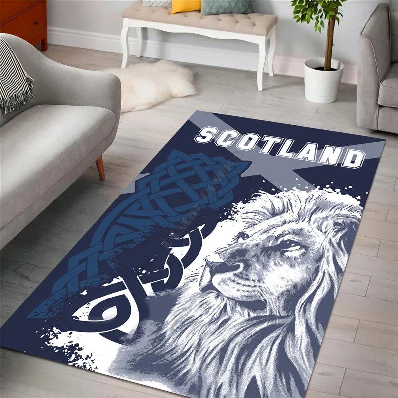 

Premium Scotland Lion Sport 3D All Over Printed Carpet Mat for Living Room Doormat Flannel Print Bedroom Non-slip Floor Rug 02