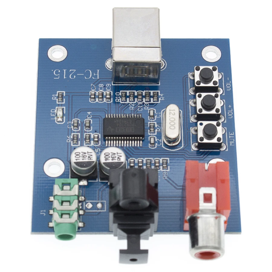 1 шт. PCM2704 USB DAC к S/PDIF декодер плата модуль аналоговый выход