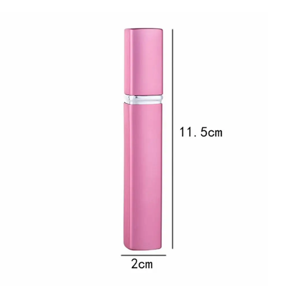 

6Colors 12ml Portable Travel Aluminium Perfume Spray Bottle Atomizer Refillable Sprayer Perfume Press Empty Bottle Pump Typ F1V1