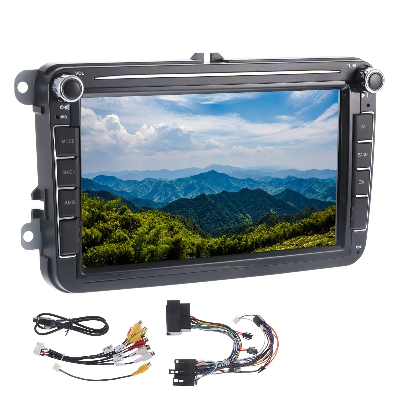 

TiOODRE 12V Car Player 8 Inch Digital Display AUX-In Bluetooth USBAutomobile FM Transmitter Vehicle-Mounted Multimedia Player