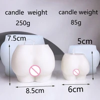 3d candle mould 2021 new candle moulds silicone wax melt mold resin mold free shipping butt mould big size soap making