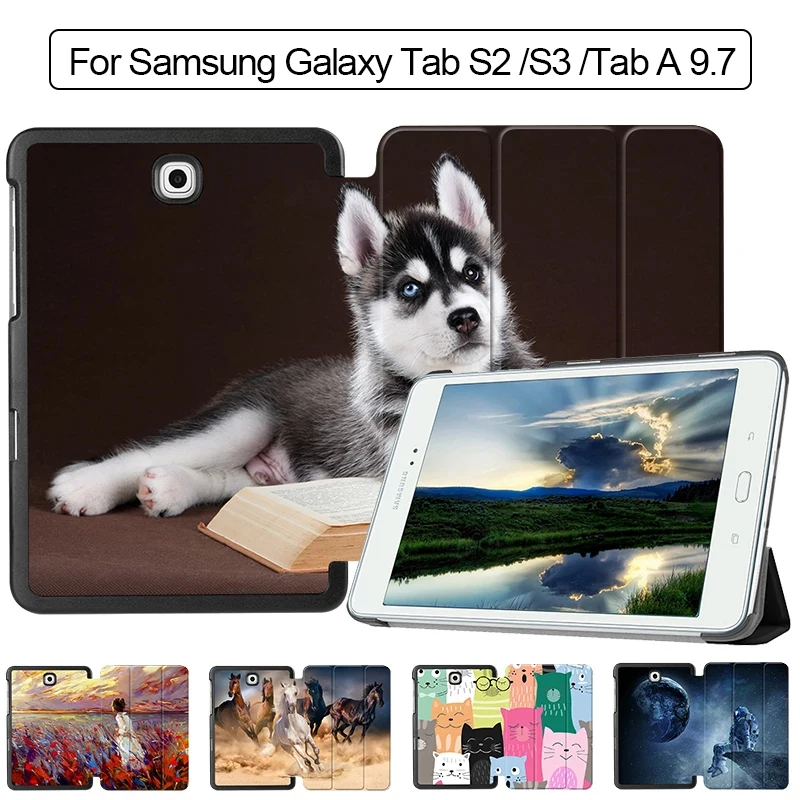 

MTT Case For Samsung Galaxy Tab S2 8 inch 9.7 PU Leather Flip Stand Cover For Samsung Galaxy Tab S3 Tab A 9.7 Tablet Case Funda