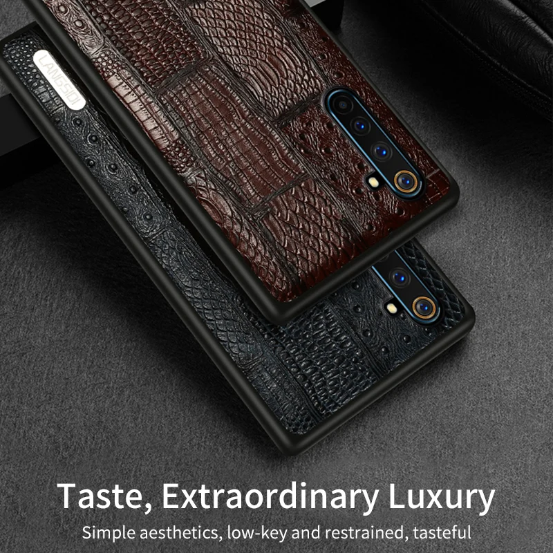 langsidi luxury phone case for realme gt 8 pro 7 pro 6 pro x2 pro shockproof back cover for oppo r17 a9 a5 2020 genuine leather free global shipping