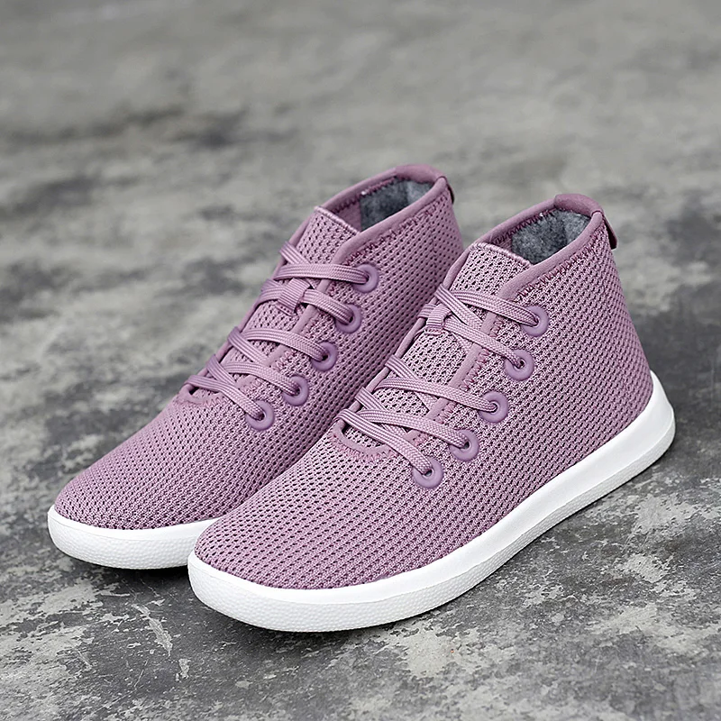

Женская Повседневная обувь; Модная дышащая прогулочная обувь из сетчатого материала на плоской подошве; Женские кроссовки; Женская модная ...