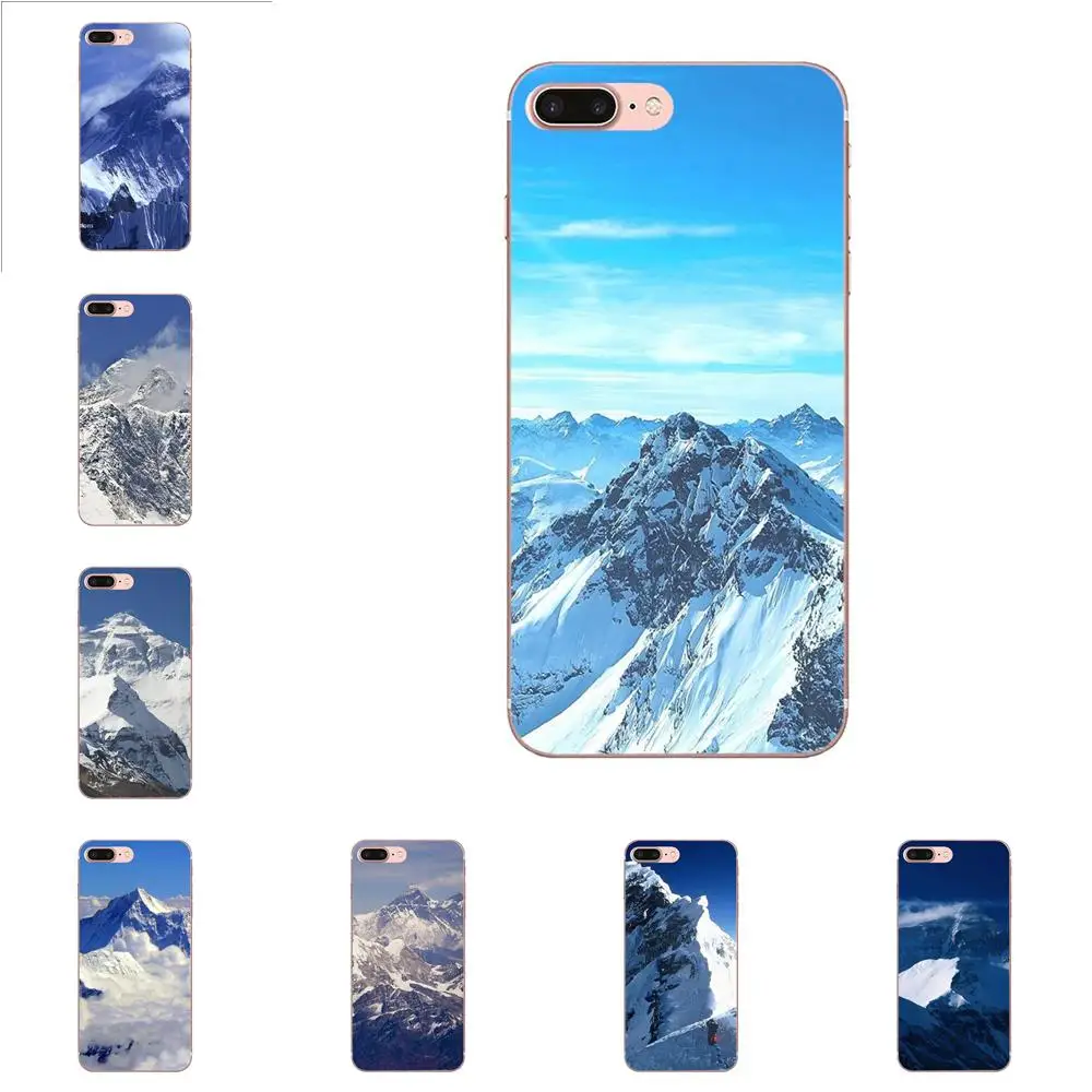 Мягкие чехлы для LG K50 Q6 Q7 Q8 Q60 X Power 2 3 Nexus 5 5X V10 V20 V30 V40 Q Stylus Clouds Mount Everest Sky|Бамперы| |