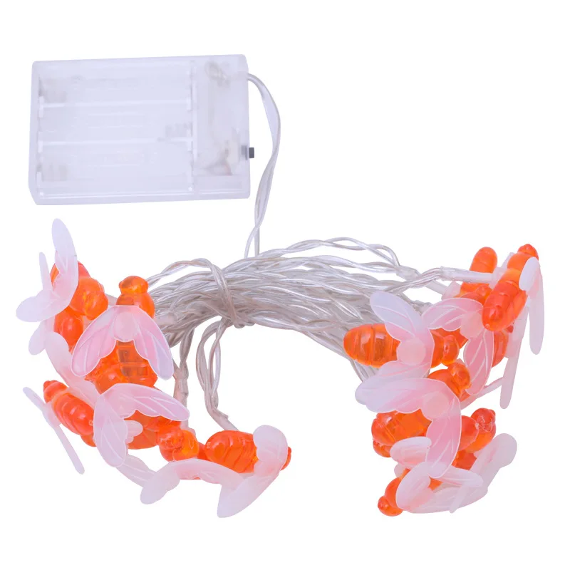 2 5 м 20 светодиодов пчелиная батарея лампа полоски сказочные рождественские