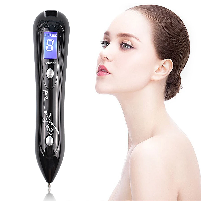 Лазерная плазменная ручка с 8 уровнями средство для удаления темных пятен ЖК лица