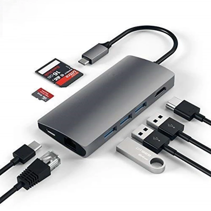

Basix USB HUB C HUB to Multi USB 3.0 hub Adapter Dock for MacBook Pro Accessories USB-C Type C 3.1 Splitter 3 Port USB C HUB