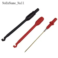 2 Automotive Test Lead Kit Power Probe Clip Hook 4mm Banana Tool Puncture Wire Multimeter Test Stick