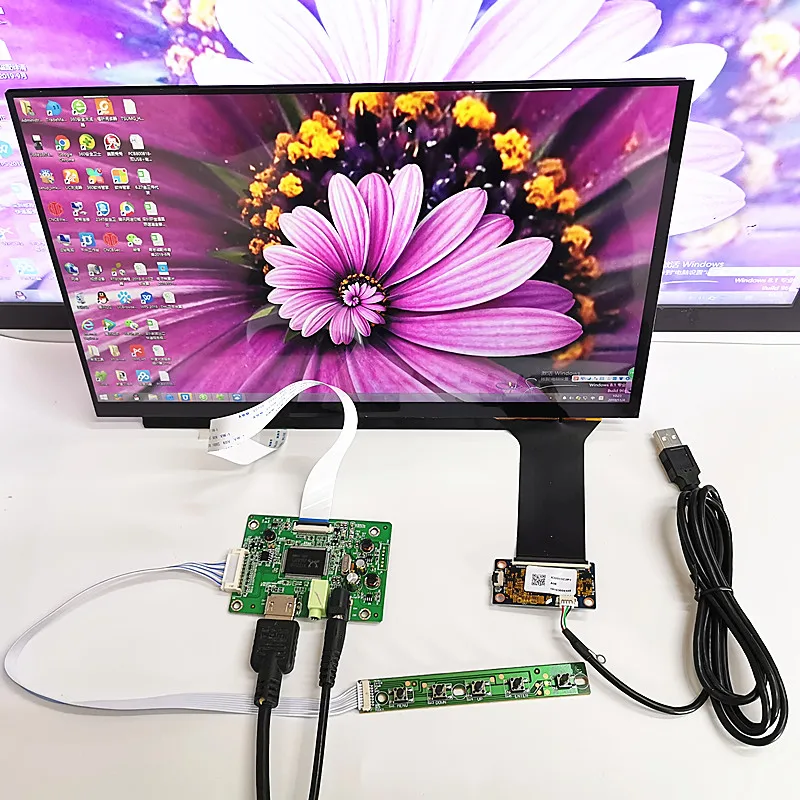 13,3 дюймовый дисплей емкостный сенсорный модуль kit1920x1080 ips HDMI ЖК-модуль Автомобильный Raspberry Pi 3 10 точечный емкостный сенсорный монитор